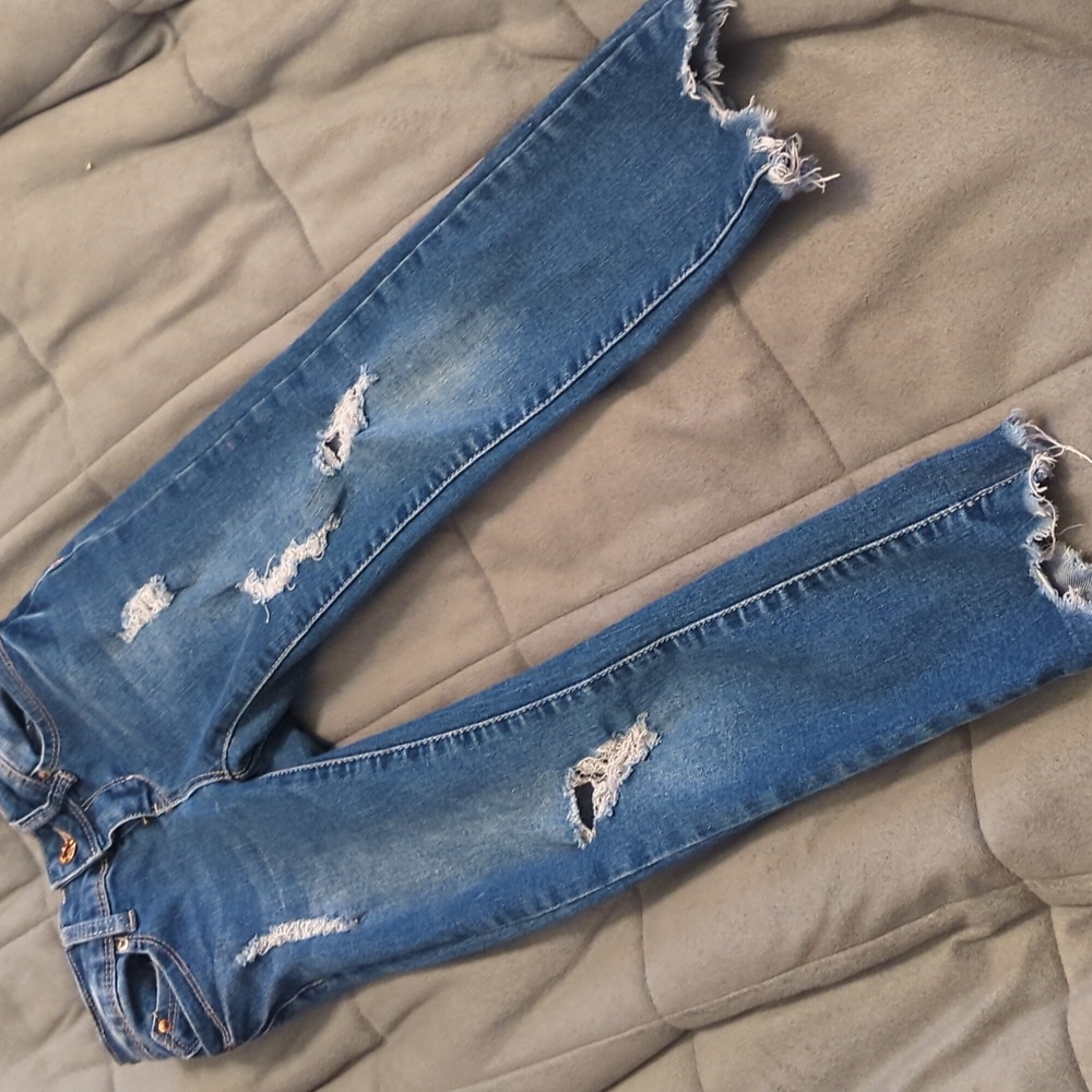Super cute kids distressed jeans ymi